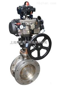 D641X、D643H氣動(dòng)防爆法蘭蝶閥