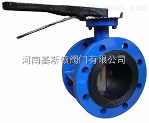 D41X、D41J手柄法蘭襯膠蝶閥